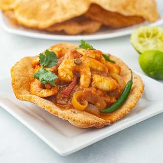 Reshmi prawn puri