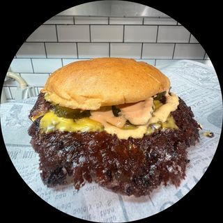 Smash cheeseburger + Batata