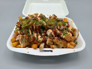 BBQ Chicken and fries