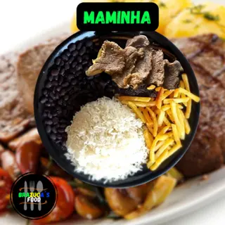 Picanha com Arroz e Feijão