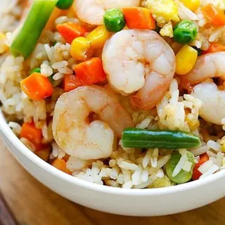 Shrimp fried rice 