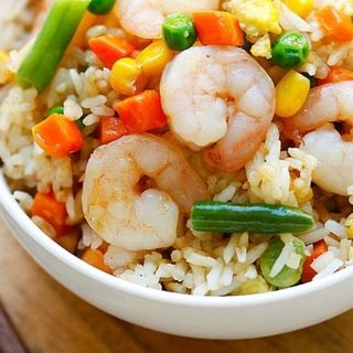 Shrimp fried rice 