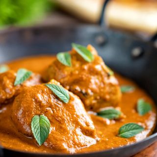 Lamb tikka masala with basmati rice 