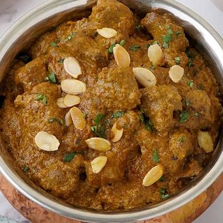 Lamb korma with basmati rice 