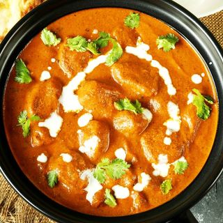 Chicken butter masala with basmati rice 