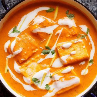 Paneer butter masala with basmati rice 