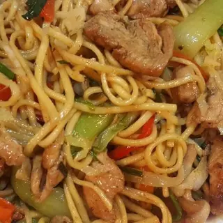 Pork fried noodles 