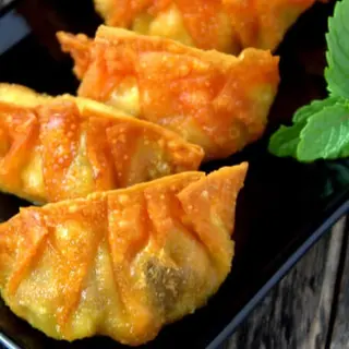 Chicken momo fried 