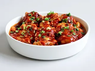 Pork chilli momo 