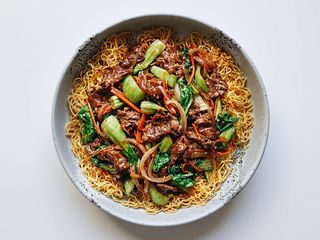 Beef fried noodles 