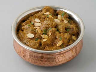 Lamb korma with basmati rice 