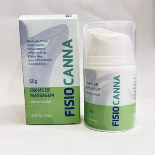 Fisiocana Efeito Frio 50g ; Creme de Massagem
