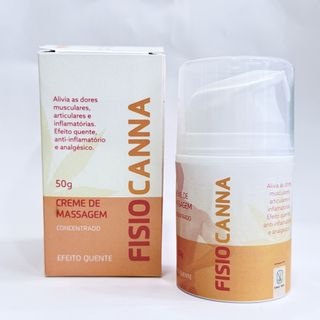 Fisiocana Efeito Quente 50g - Creme de Massagem