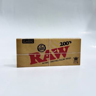 RAW Classic King Size Slim – 200 folhas