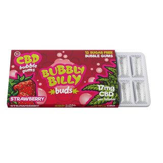 Bubbly Billy CBD – 12 Pastilhas de Morango com 17mg