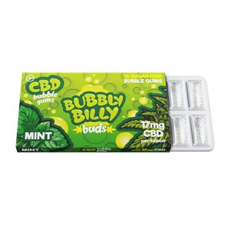 Bubbly Billy CBD – 12 Pastilhas de Menta com 17mg