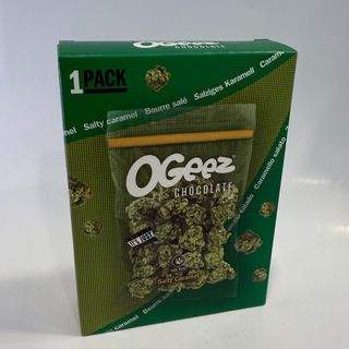 Ogeez Chocolate – Salty Caramel (1 Pack), sem THC