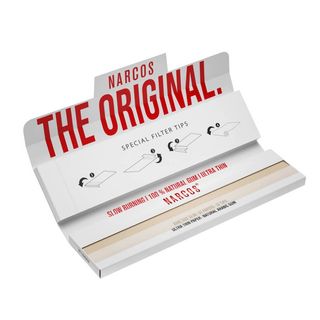 Narcos White Edition – King Size Slim + Tips