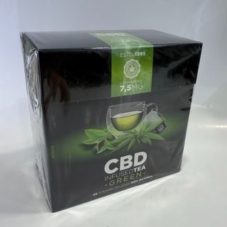 Chá Verde com CBD – Infused Tea Green (20 saquetas)