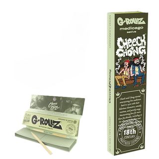 G-Rollz | Cheech & Chong(TM) 'Sofa' Medicago Sativa - 50 KS Slim Papers + Tips