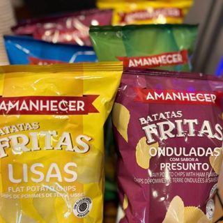 Batatas Fritas , lisas , onduladas, c sabore prusunto ou componesa . Escolha..