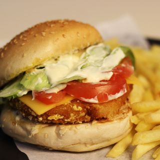 Hambúrguer Frango Crocante