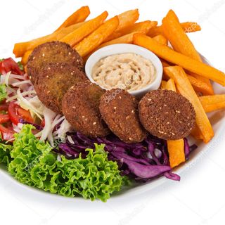 PRATO KEBAB COM BATATA DOCE