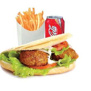 2DONER FALAFEL COM BATATA O BEBIDA