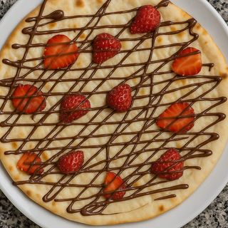PIZZA NUTELLA E MORANGO 26CM