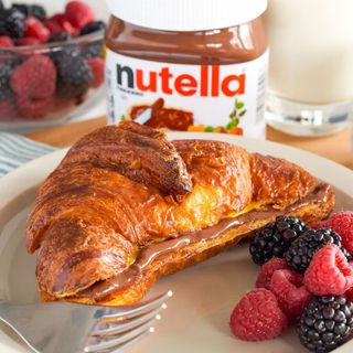 Croissant with Nutella