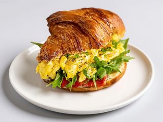 Croissant with Scrambled Egg