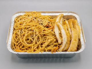 C35C - massa spagetti com frango