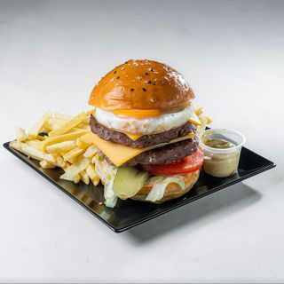 Big Egg Bite and Chips