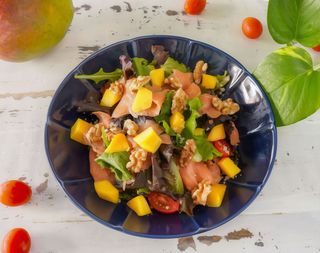 Salada de Salmão Fumado