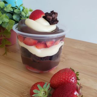 Copo da Felicidade Brownie Sensação 