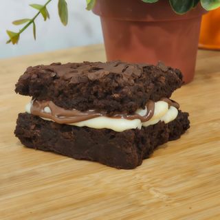Sanduíche de Brownie