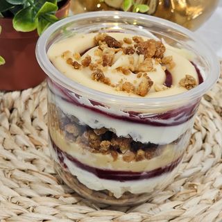 Copo Cheesecake de Morango