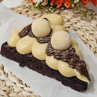 Fatia Brownie Nido com Nutella