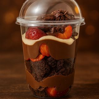 Copo da Felicidade Brownie Sensação Nutella