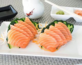 Sashimi salmão 10 peças