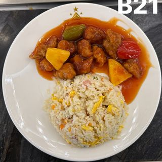 Arroz c/ Porco agridoce B21