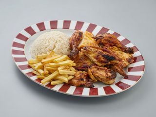 Frango Inteiro na Brasa com acompanhamento 2 pax