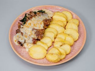 Bife da Vazia na Brasa com Queijo da Serra