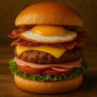 Combo Egg Burguer+batata+cola