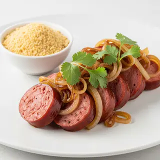 Linguiça Acebolada