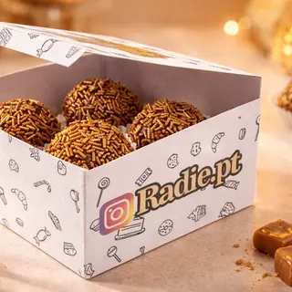 Caixa de brigadeiros gourmet