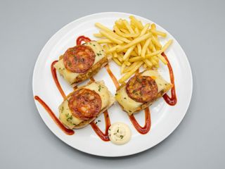 Bruschettas de Alheira 