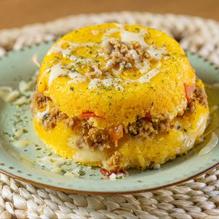 Cuscuz Carne picada cremosa