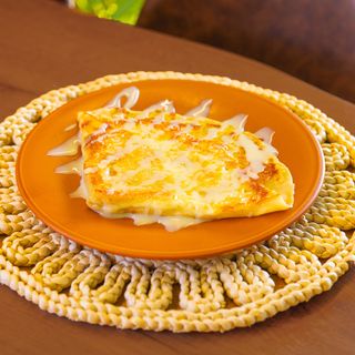 Crepe delícia de queijo