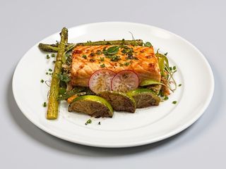 Salmon Teppanyaki